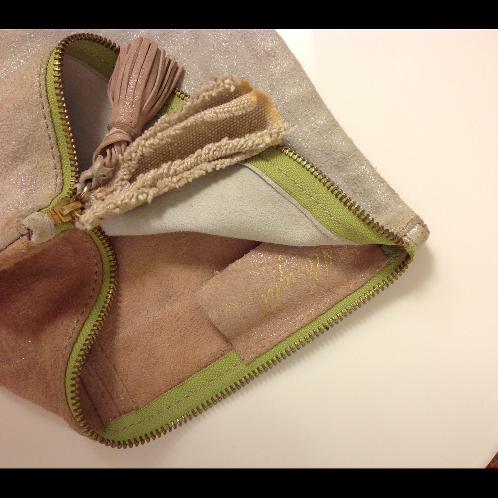 Anthropologie Miss Albright sparkle clutch